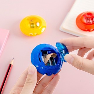 Gọt Bút Chì Hình Đĩa Bay Tiện Lợi Nhiều Màu Sắc Chuốt Chì Đơn Giản Cho Học Sinh