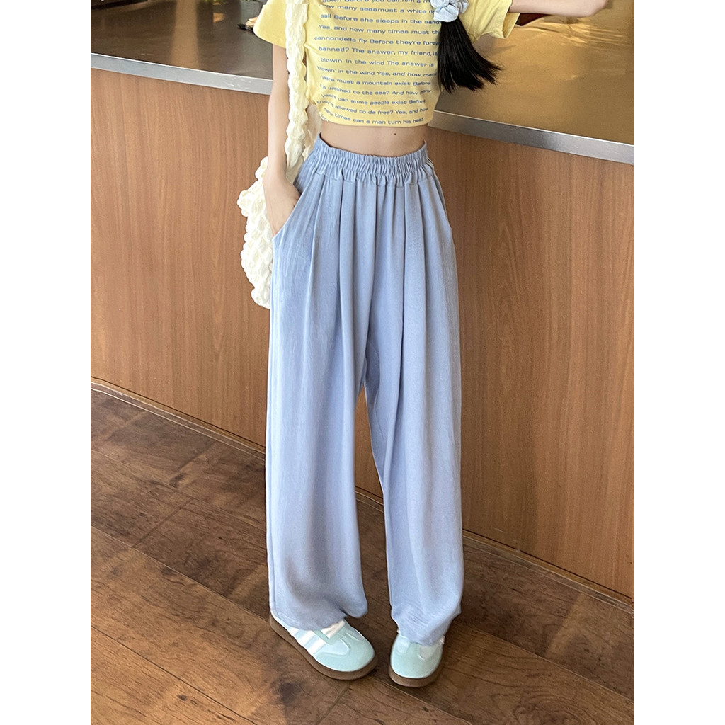 Suxi Retro Thời Trang Thường Ngày Mùa Hè Mới Đa Năng Cao Cấp Quần Rời Nữ 240615