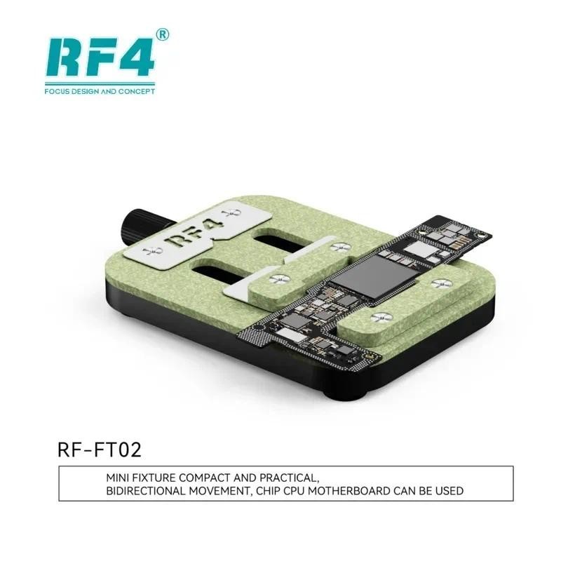 Rf4 RF-FT02 Đa Năng PCB Chip Fixture Mini Chính Xác Mainboard IC Chip Giá Đỡ Có Thể Điều Chỉnh Kẹp IC Chip BGA Hàn Cố Định