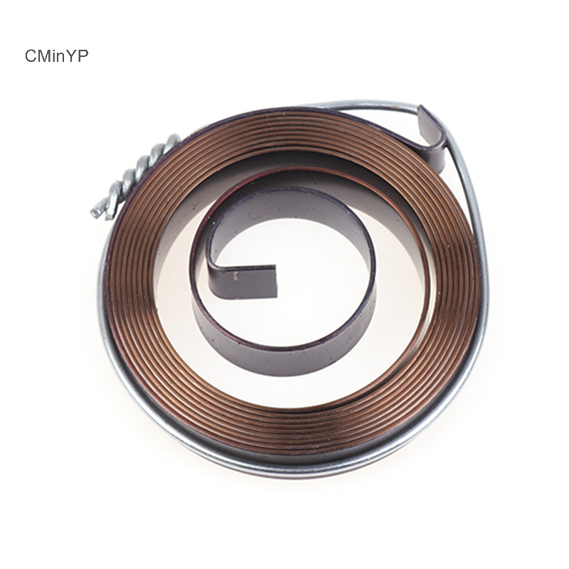 Cminoyp 1Pc 0.7-1.5 Độ dày 680-1540mm Chiều dài xoắn ốc Dây phẳng cuộn xoắn Lò xo xoắn lực không đổi Mở rộng lò xo Băng ghế dự bị Máy khoan cuộn vinh quang mùa xuân