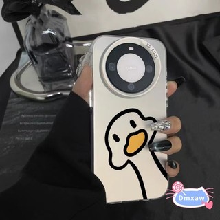 Ốp Vịt Vui Nhộn Cho Xiaomi 15 Pro Redmi Note 14 Pro Plus 4G 5G Turbo 4 3 6A 5A Poco F6 F5 M5 M4 Ốp Điện Thoại Chống Sốc Chống Rơi