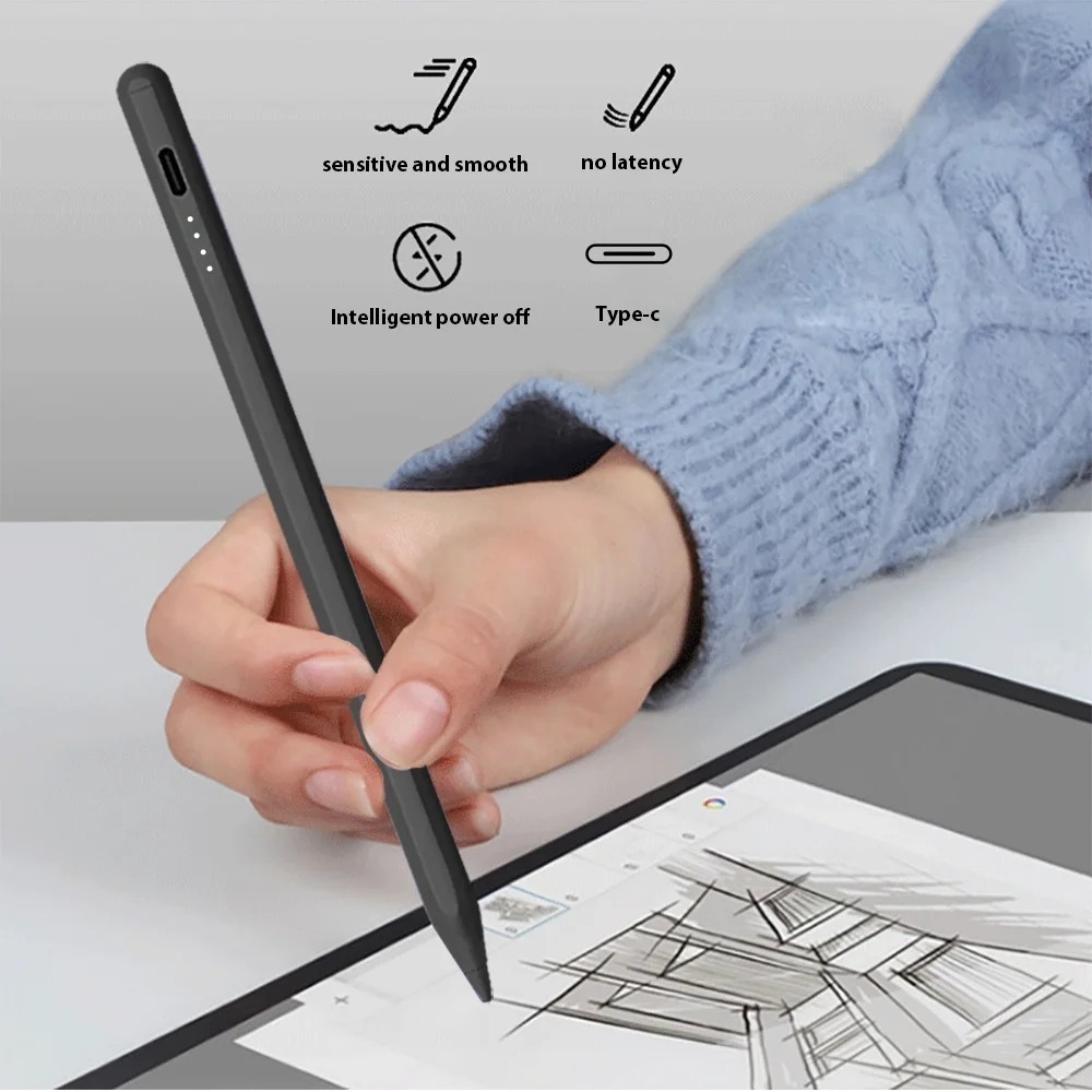 Oplaadbare Stylus 4096 Niveaus Stylus Compatible Para Lenovo Tab M11 P12 M10 5g Y Más | Cuotas Sin Interés 4096 Niveaus Drukgevoelige Stylus
