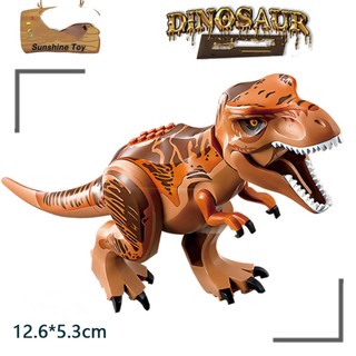Kỷ Jura Tyrannosaurus Rex Khủng Long Khối Xây Dựng Trẻ Em Giáo Dục Sớm Xếp Hình DIY Lắp Ráp Khối Xây Dựng Đồ Chơi