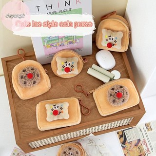 Deyangk Hoạt Hình Di Động Sang Trọng Ví Móc Khóa Mặt Dây Chuyền Cho Nữ Cô Gái Sáng Tạo Đồng Xu Túi Bảo Quản Tai Nghe Chìa Khóa Túi Quà Tặng VN