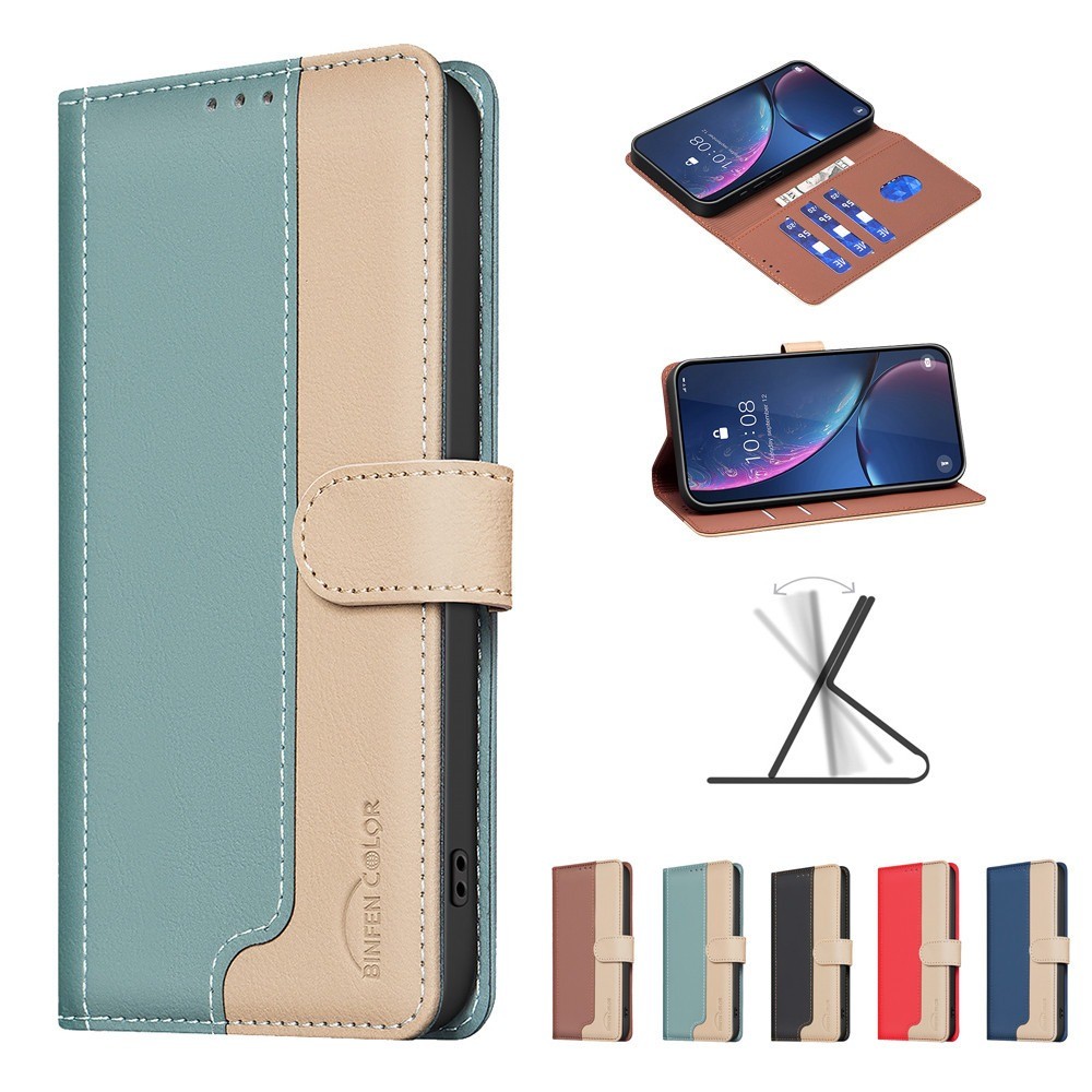 Dành Cho Samsung Galaxy A56 A36 A26 A16 A06 A55 A35 A25 A15 A05 A05s A54 A34 A24 A14 A13 A23 A03s A02s A52 A12 A52s Nối Ví Da PU Vỏ Điện Thoại Khe Cắm Thẻ Lật
