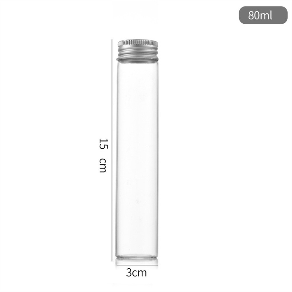 15 / 25 / 60 / 80 / 100ml Lọ Nhỏ Chai Thủy Tinh Nhỏ Vít Top Nắp Nhôm ...