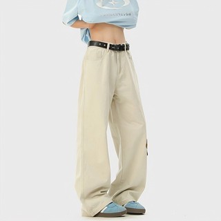 Gksss Quần Nam Mỹ retro Rời Họa Tiết Chó Con Thường Ngày Chất Lượng Cao Trung Tính Phong Cách Quần