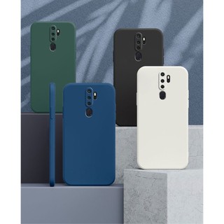 Thời Trang Mới Oppo A9 A5 2020 F11 Pro Reno 2F 2Z 2 Khung Ốp Lưng Vuông Mỏng Mềm TPU Vỏ Silicon Có Dây Đeo Tay Dây Đeo Tay