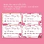 Set 20 Nhãn Vở Hình Ảnh Dễ Thương Mẫu GẤU DÂU - Gì Cũng In - Decal Chống Thấm Nước