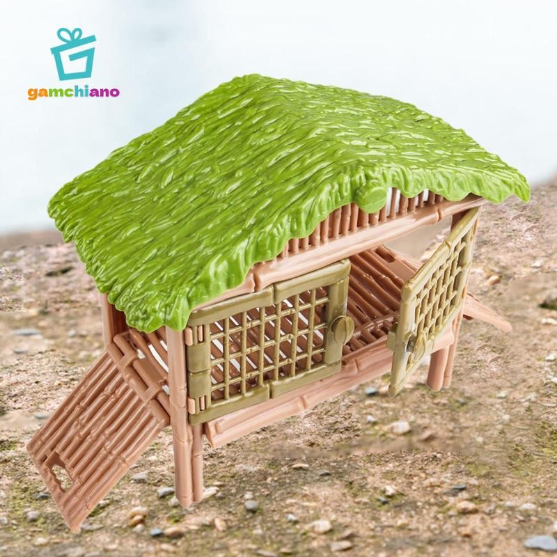 Gamchiano Lồng Gà Đồ Chơi Xây Dựng Thu Nhỏ Nhà Gà Hàng Rào Tương Tác Quà Tặng Giả Vờ Chơi Trang Trại Đồ Chơi Cho Trẻ Em