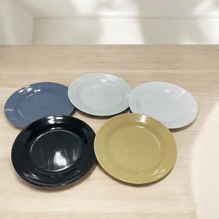 Đĩa phíp tròn nhựa melamine nhiều cỡ, Đĩa nhựa đựng bánh kẹo, thức ăn dày dặn