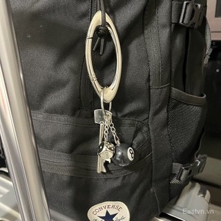 [Keychain] Móc khóa Cleanfit màu đen, hình xúc xắc bạc tám, móc khóa rắn, móc khóa xe hơi, phụ kiện thời trang cho nam và nữ EERZ