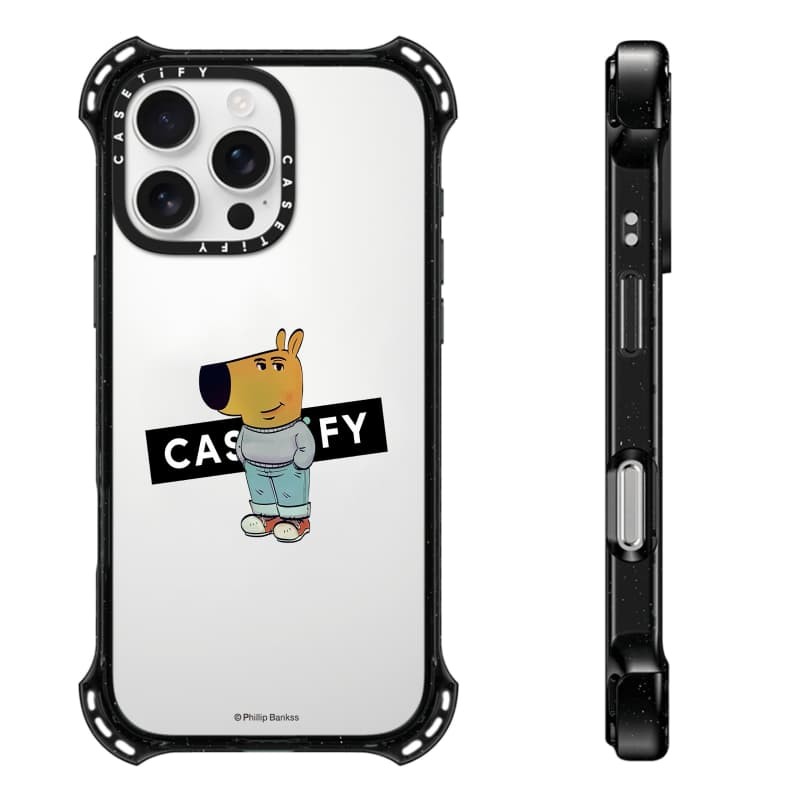 Casetify X Chill as CASETiFY Case Bounce Case Hút từ tính Mặt sau Acrylic cứng cho Apple IPhone 14 / 15 / 16 Pro Max với bao bì cao cấp