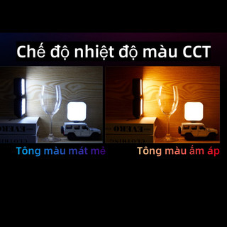 Đèn LED Selfie 6500K, Trợ Sáng Selfie Quay Video, Chụp Ảnh, Livestream Tiện Lợi