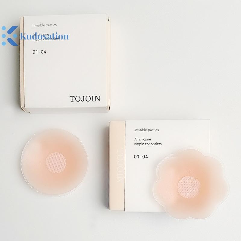 Kudosation Phụ Nữ Chống Phơi Bày Miếng Dán Núm Vú Dán Áo Ngực Vô Hình Chống Va Đập Miếng Dán Ngực Siêu Mỏng Miếng Dán Ngực