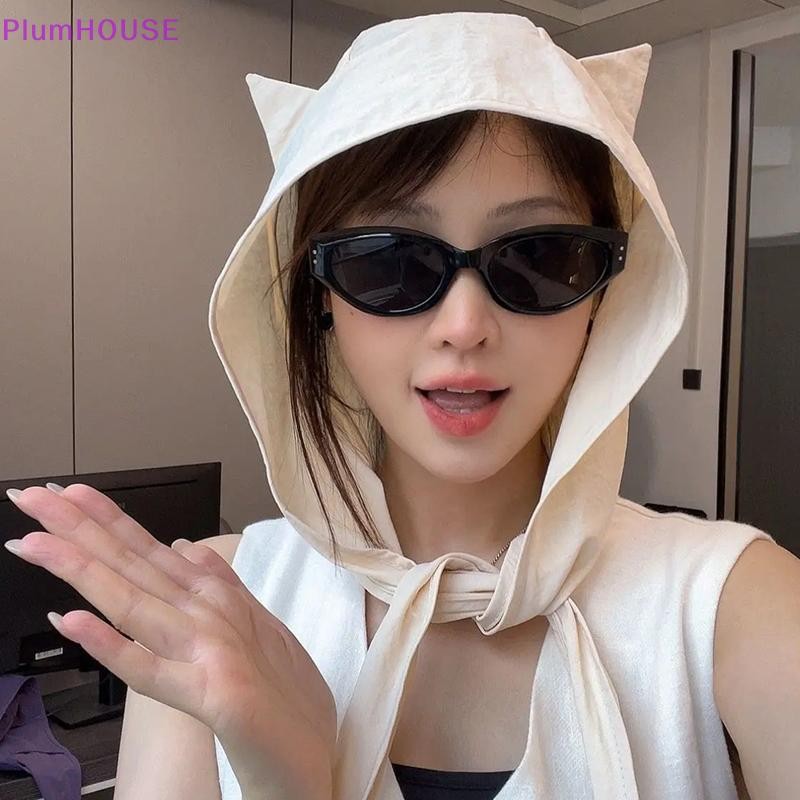 PlumHOUSE Thời Trang Dễ Thương Dây Đeo Tai Chống Nắng Nhanh Khô Mũ Chống Nắng Cho Nữ VN
