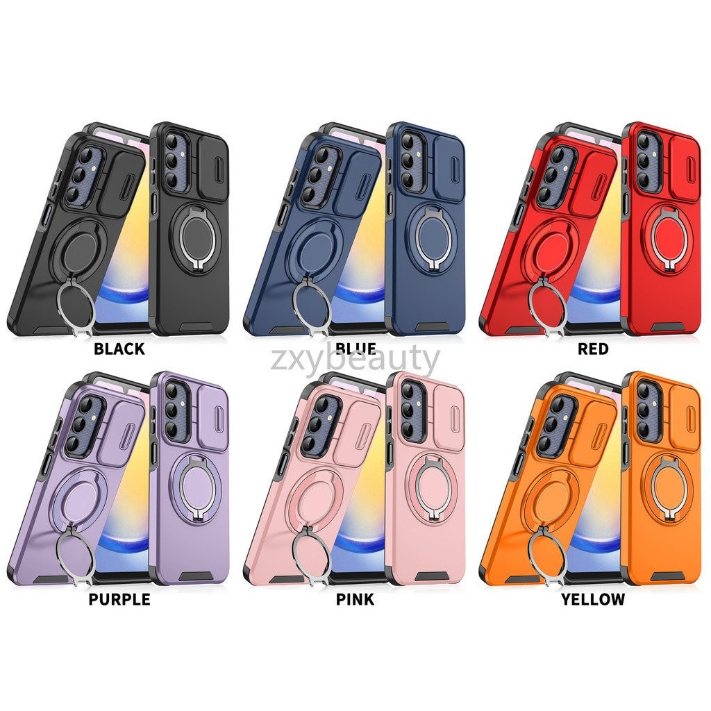 Ốp lưng cho Samsung Galaxy S25 S24 Ultra S23 S22 S21 Plus 5G FE 2025, chống sốc, trượt, từ tính cho S24Ultra S23Ultra S22Ultra S25Ultra S24FE S20FE S23FE, nắp lưng hình nhẫn