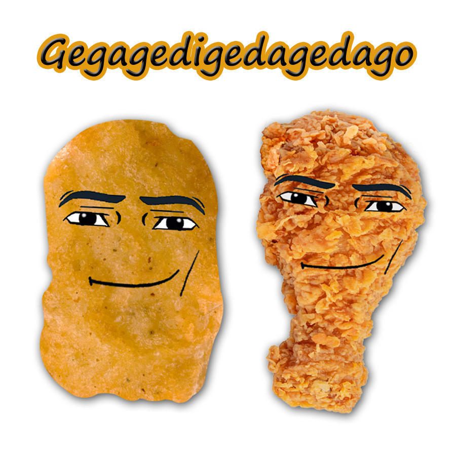 SY Roblox Gà Nugget Gegagedigedago Sang Trọng Búp Bê Quà Tặng Cho Trẻ Em Trang Trí Nhà Đồ Chơi Nhồi Bông Ngộ nghĩnh Cho Trẻ Em