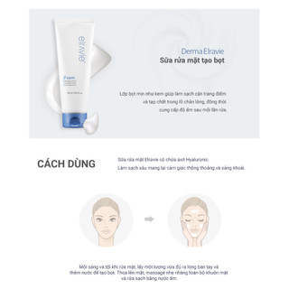 Sữa Rửa Mặt Tạo Bọt Sạch Sâu Dưỡng Ẩm Dịu Nhẹ Mềm Da Elravie Deep Cleansing Perfect Foam 150ml