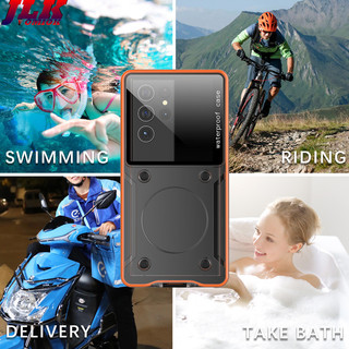 ốp ip 17 promax lưng s25 fe chống nước IP68 Underwater Chống thấm 6.9 inche Universal Waterproof Phone Case Cover for iPhone 16 15 Pro Max Note 13 S24 Ultra etc All CellPhone for Swim/Diving/Snorkeling/Seafrog