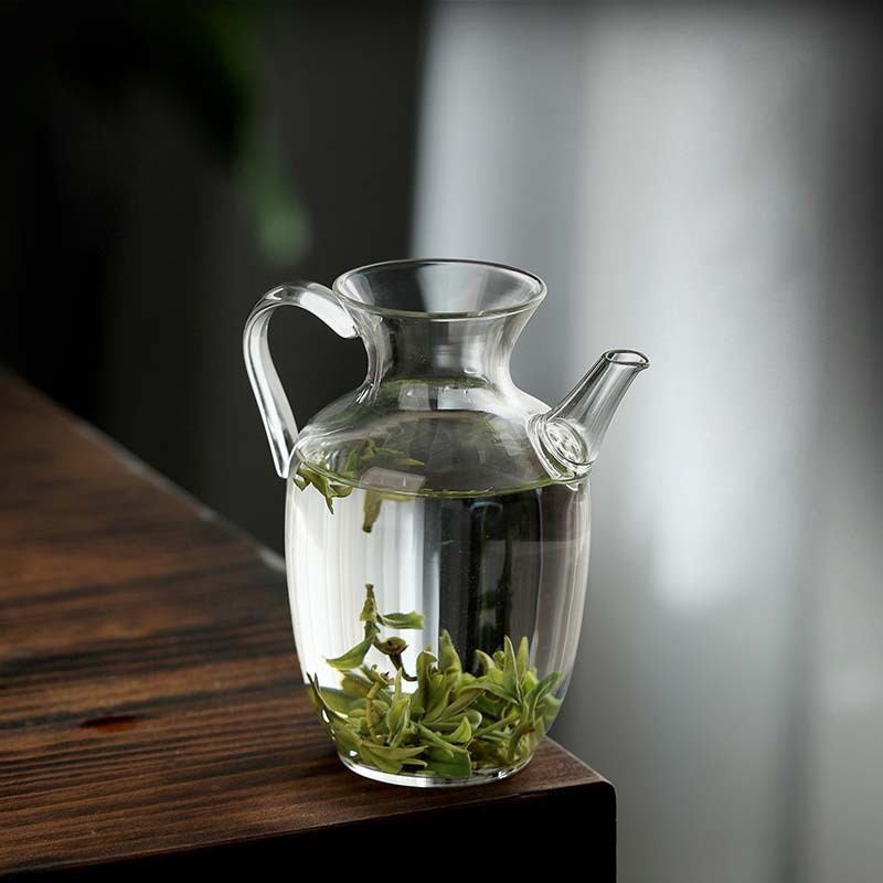 Tống trà bằng thủy tinh chịu nhiệt Borosilicate cao cấp kèm lọc