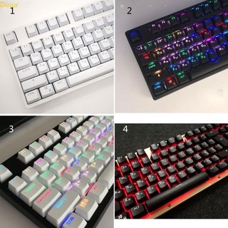 Dusur 104 Miếng ABS Nga Hàn Quốc Keycap OEM Bàn Phím Cơ Đèn Nền Mũ Chìa Khóa
