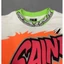 * * * * Chất lượng cao * * Saint Micheal force graffiti l / s tee Retro Racing Style graffiti Áo thun ngắn tay