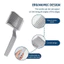 Lược cắt tóc nam Lược thay đổi dần dần Đầu dầu Caliper Lược tay cầm dài Lược cắt đẩy