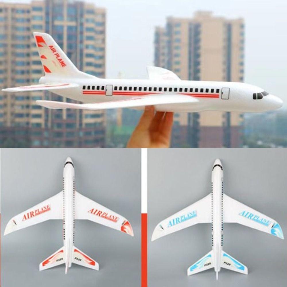 Máy Bay Ném Tay YOLOGO, Máy Bay Xốp Lớn 49 * 45cm, Chất Lượng Cao 2 Màu Mô Hình Chuyến Bay Ngoài Trời Ném Tay Đồ Chơi