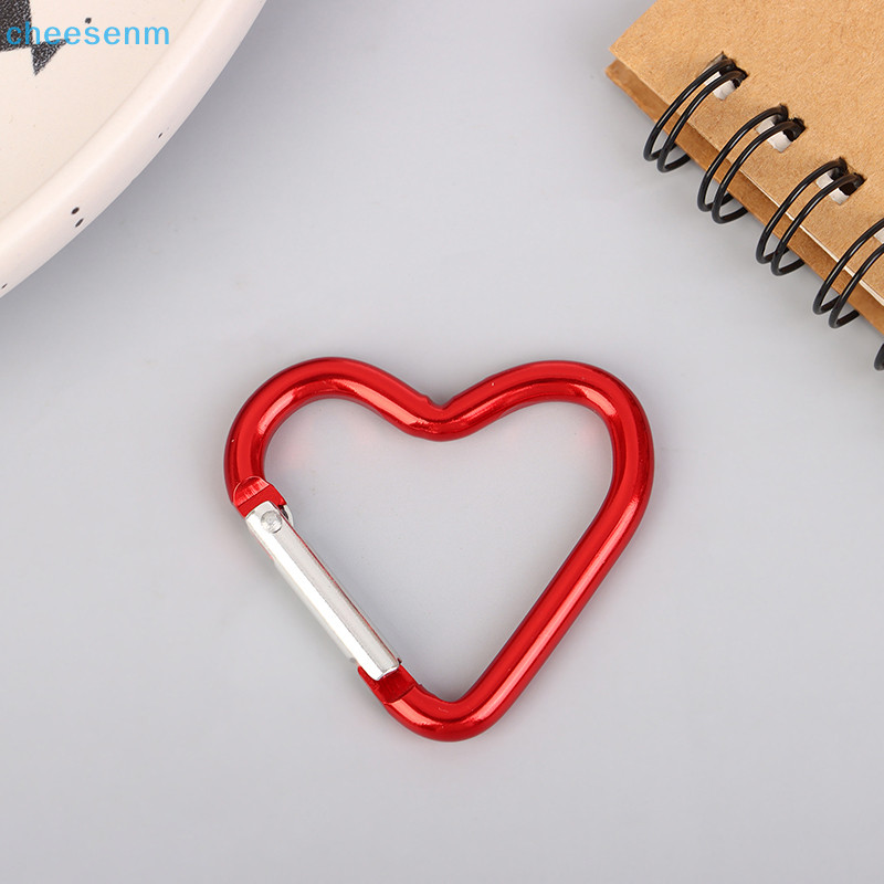 Cheenm 1 Hình Trái Tim Hợp Kim Nhôm Carabiner Kẹp Móc Khóa Ngoài Trời Khóa Chai Nước Khóa Phụ Kiện Du Lịch VN