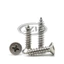 Vít inox 304 Đầu bằng ren thưa tùy chọn kích thước chiều dài M4/M5/M5.5/M6/M8【XZM-1B】