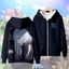YB1 Lần Đó Tôi Được Tái Sinh Làm Áo Slime Dây Kéo Áo Hoodie Unisex Dài Tay Top Cosplay Plus Kích Thước BY1
