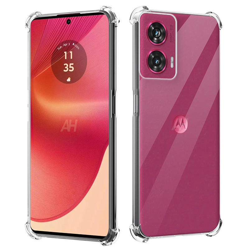Dành Cho Motorola Edge 50 Fusion Mềm Chống Sốc Pha Lê Gel Trong Suốt TPU Chống Sốc