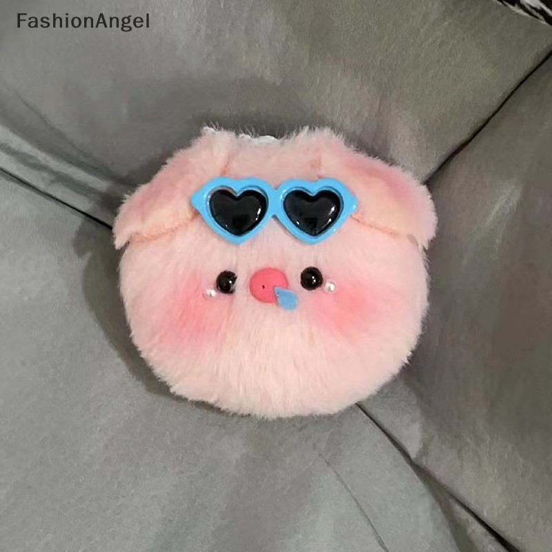 FashionAngel Squeak Lợn Ngọc Trai Dễ Thương Có Kính Mát Sang Trọng Búp Bê Móc Khóa Sáng Tạo Lông Tơ Mềm Nhồi Bông Ba Lô Mặt Dây Chuyền Cho Trẻ Em Quà Tặng TH