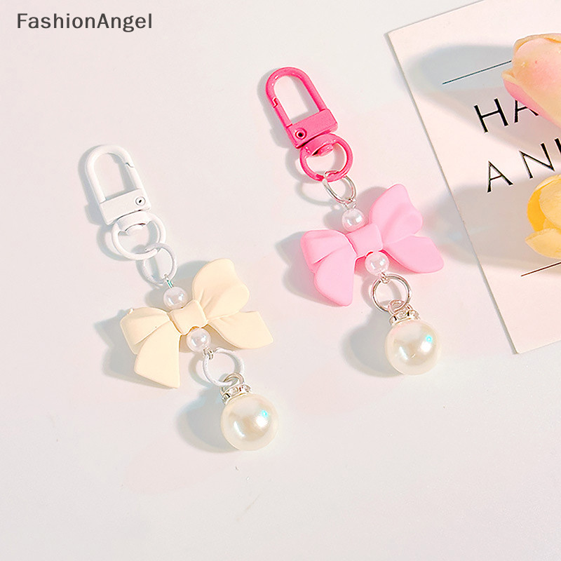 Fashionangel Nơ Màu Kẹo Mặt Dây Chuyền Móc Khóa Thời Trang Y2K Móc Khóa Tai Nghe Hộp Đựng Charm Túi Mặt Dây Chuyền Túi Xách Phụ Kiện TH