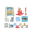 MONOSTYLE Puppy Giả vờ chơi đồ chơi, Bộ búp bê chó Đồ chơi trẻ em Đồ chơi giỏ thú cưng cho chó, Cảm giác thị giác Đồ chơi chơi cảnh động vật Mini dễ thương