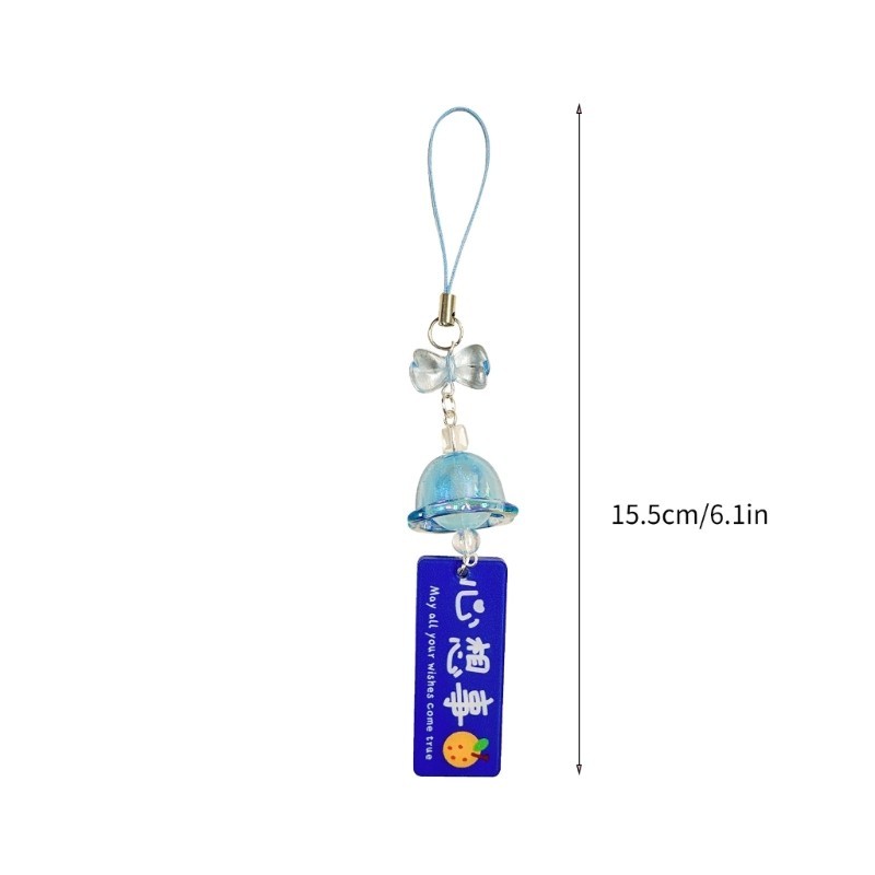 Vua Độc Đáo Gió Chuông Điện Thoại Quyến Rũ Móc Khóa Đính Hạt Túi Mặt Dây Chuyền Cho Nữ Ba Lô