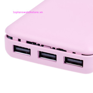 Toplanswatchstore Vỏ sạc dự phòng DIY 3 USB 3x 18650 hộp ngoài VN