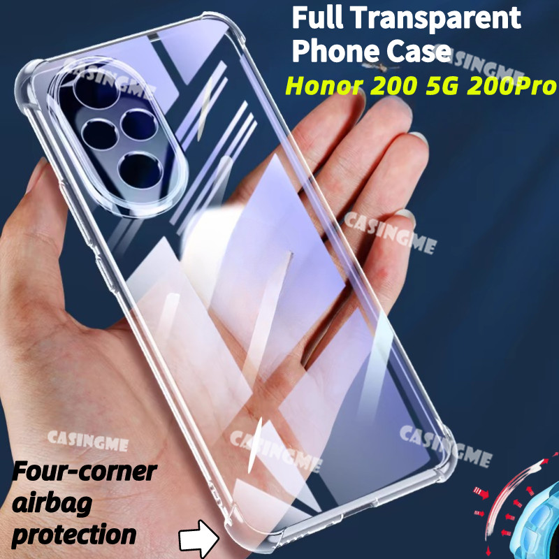 Honor 200 5G 200Pro 2024 Trong Suốt Túi Khí Trong Suốt Cho Honor200 200Honor Honor 200 Pro 5G 200Pro 4G 2024 Ốp Lưng Silicon Chống Sốc Ốp lưng Mềm