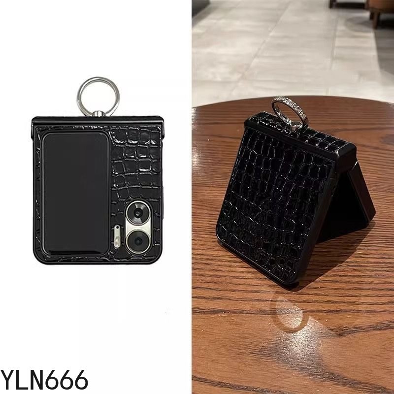 Ốp điện thoại gấp thiết kế bằng da PU cổ điển cao cấp cho OPPO Find N3 Vỏ lật cho OPPO Find N2 Flip Thiết kế phong cách tối giản có vỏ bảo vệ chân đế