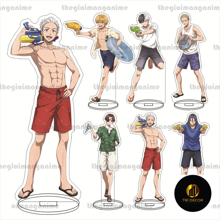 Mô hình Standee WIND BREAKER ver POOL PARTY tượng mica acrylic in hình ...