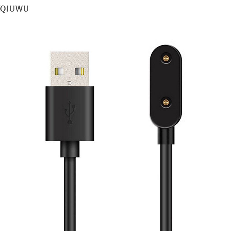 QIUWU Cho Honor Watch ES Huawei Band 7 / Honor Band 6 / 6 Pro Đồng hồ thông minh Bộ chuyển đổi nguồn cáp sạc USB 2pin di động.