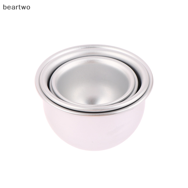 < Beartwo > 1Pc Hợp Kim Nhôm Sâu Hình Bán Nguyệt Khuôn Bánh Chảo Búp Bê Trang Trí Bánh Đẹp
