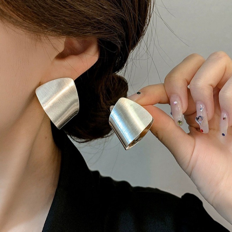 Bông tai bạc cao cấp Hàn Quốc, thanh lịch và nhẹ nhàng, dành cho nữ