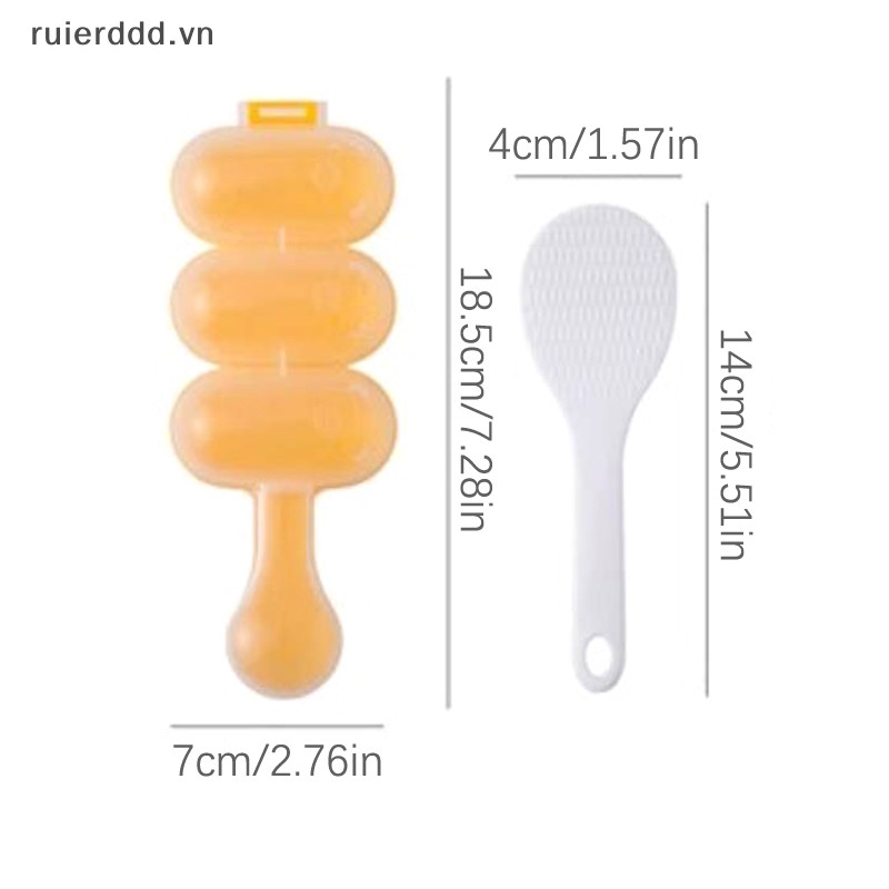 # NEW # Rice Shaker DIY Rice Baller Shakers Khuôn làm đồ ăn trưa Onigiri Mold DIY Rice Baller Shakers Kitchen Sushi Tools Phụ kiện.