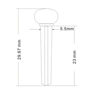 Đàn Guitar Cầu Chân Phụ Kiện 6 Chiếc Đồng Đàn Guitar Cầu Chân Dây Đinh Tán Cho Dân Gian Acoustic Đàn Guitar Thay Thế