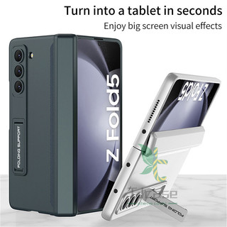 Bản Lề Từ Tính Giá Đỡ Đứng Ốp Lưng Samsung Galaxy Z Fold 6 Z Fold 5 Z Fold 4 Mặt Trước Phim Cường Lực Chân Đế Bao Gồm Tất Cả Vỏ Cứng Pc