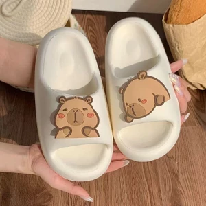 Dép bánh mì đính hình chuột Capybara cực kute đáng yêu cho nam nữ