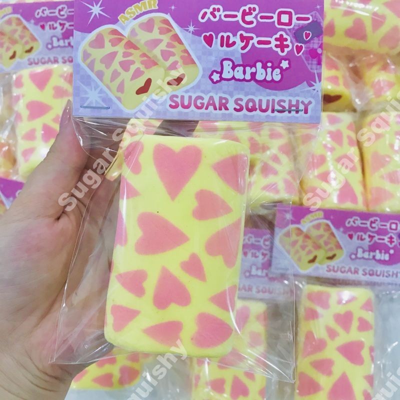 Sugar Squishy Heart Cake Roll Slow Rising Squishy | Shopee Việt Nam