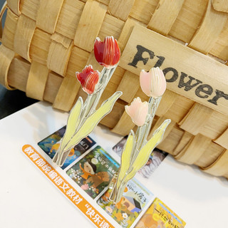 Thanh Lịch Tính Khí Cô Gái Tulip Kẹp Phong Cách Mới Nổ Kích Thước Nhỏ Kẹp Tóc Bên Mỏ Vịt Kẹp Phụ Kiện Tóc